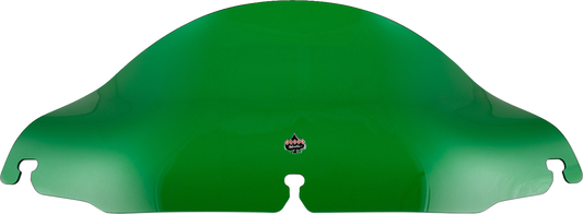 Klock Werks Kolor Flare 6.5" Green Windshield for 1996-2013 Harley Touring FLHT