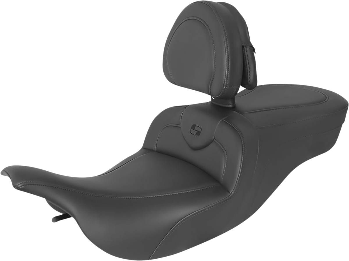 Saddlemen RoadSofa 2-Up Seat W/ Backrest fits 1997-2007 Harley Touring Models