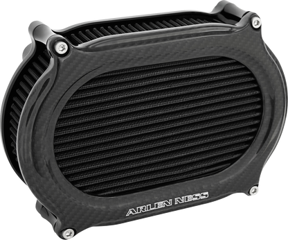 Arlen Ness Oval Stage 2 Carbon Air Filter Kit for 2017-25 Harley Touring Softail