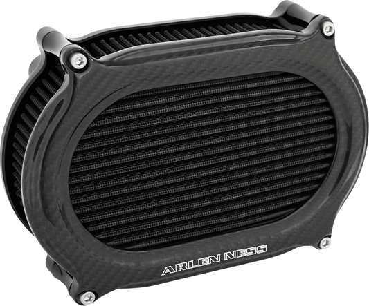 Arlen Ness Oval Stage 2 Carbon Air Filter Kit for 2017-25 Harley Touring Softail