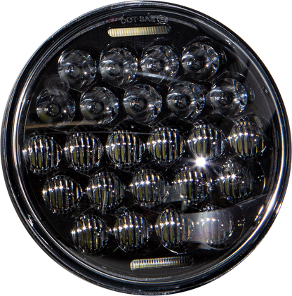 Harddrive Black 5-3/4" LED 75W Universal Motorcycle Headlight Harley Davidson