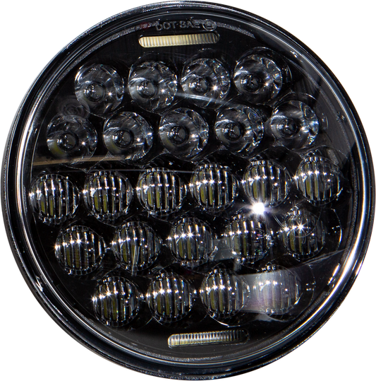 Harddrive Black 5-3/4" LED 75W Universal Motorcycle Headlight Harley Davidson