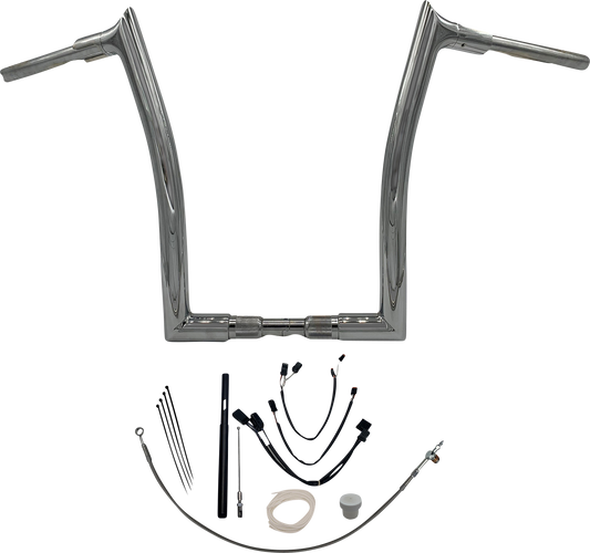 Fat Baggers EZ Install 16" Ape Hanger Handlebar Kit 2021-2022 Harley Road King