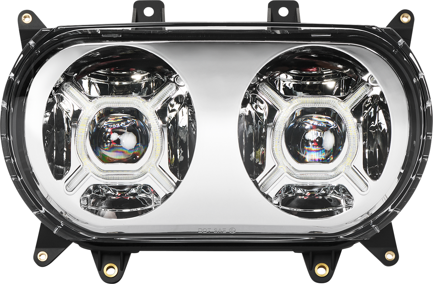 Custom Dynamics Double-X ProGlow LED Headlight fits 2015-2024 Harley Road Glide