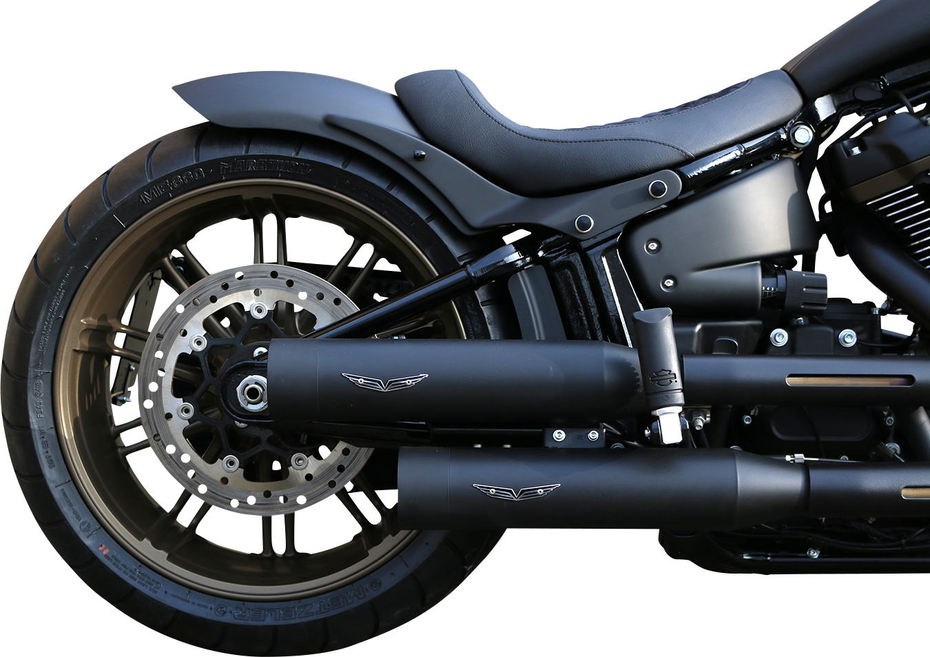 Kodlin Steel Wide Rear Fender for 2018-2024 Harley Softail w/ 240/250 Tires