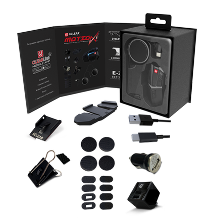 Uclear Motion Infinity Single Bluetooth Motorcycle Fullface Helmet Communicator