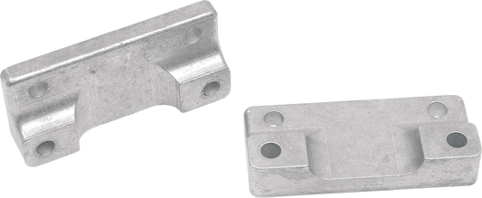 Drag Specialties Raw Front Fender Adapters 80-13 Harley Touring FLHT FLHX FLT