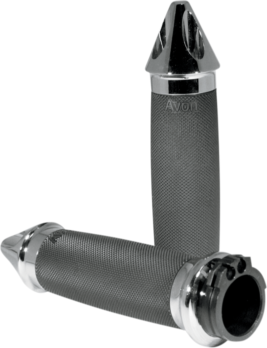 Avon Spike 1" Handlebar Cable Grips for 1980-2022 Harley Davidson