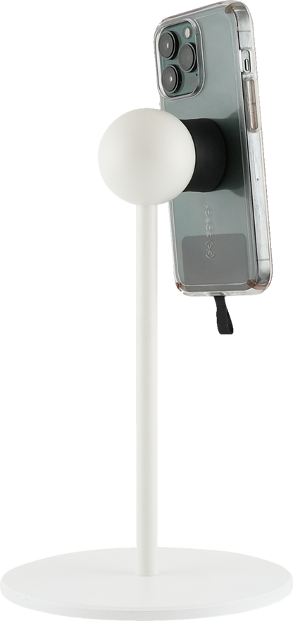 Klock Werks iOstand 9.75" White Universal Magnetic Tablet Phone Mount Stand