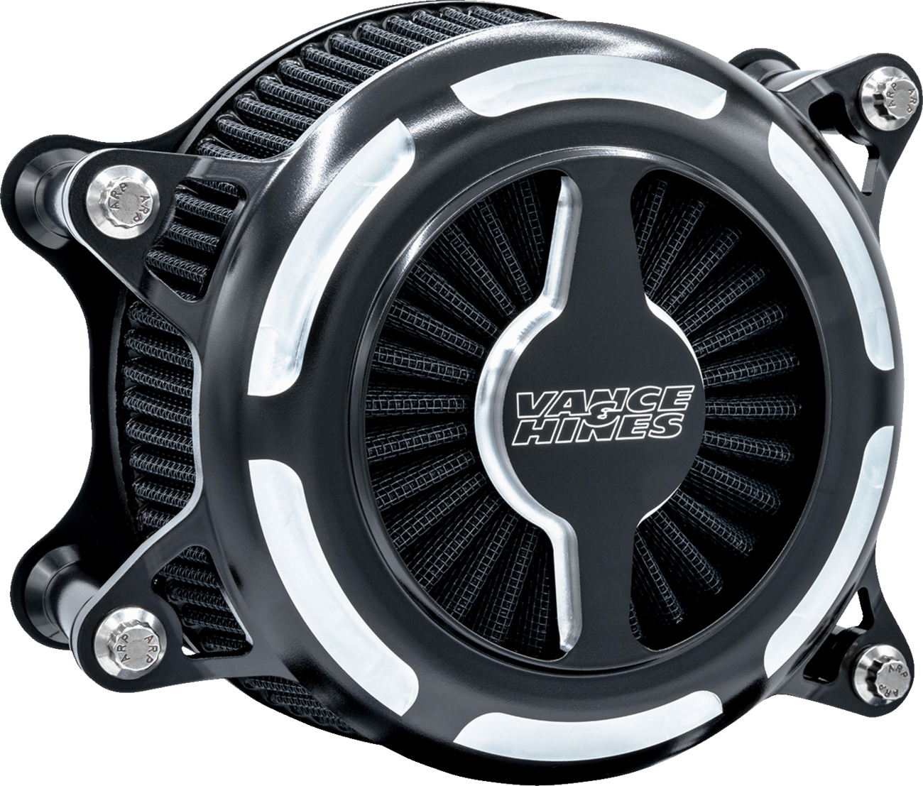 Vance & Hines Black Contrast VO2 Blade Air Cleaner Filter 2023-2025 Harley M8
