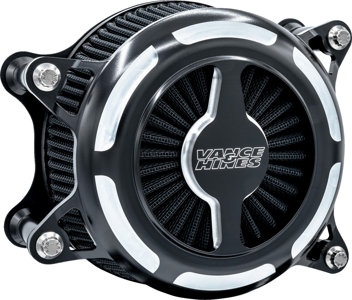Vance & Hines Black Contrast VO2 Blade Air Filter 2023-26 Harley Touring Softail