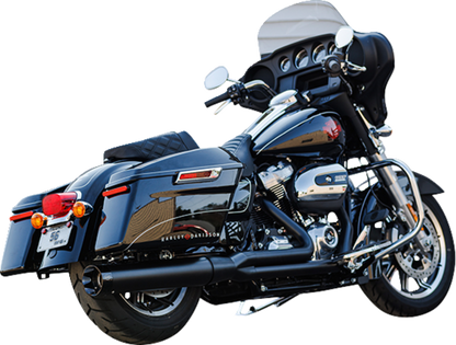 S&S Sidewinder 2-1 Black Exhaust System fits 2017-2024 Harley Touring 550-0759