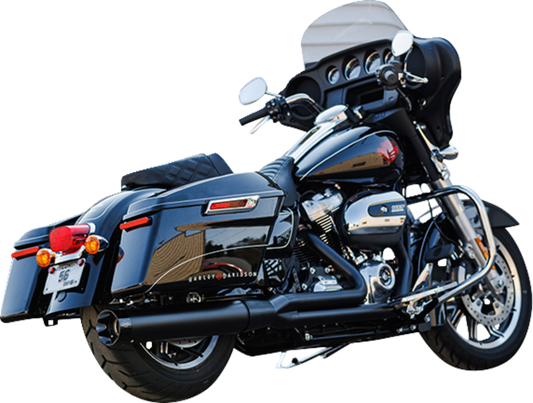 S&S Sidewinder 2-1 Black Exhaust System fits 2017-2024 Harley Touring 550-0759