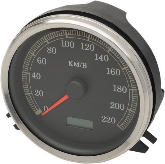Drag Specialties Electronic KMH Speedometer for 1996-2003 Harley Touring Softail