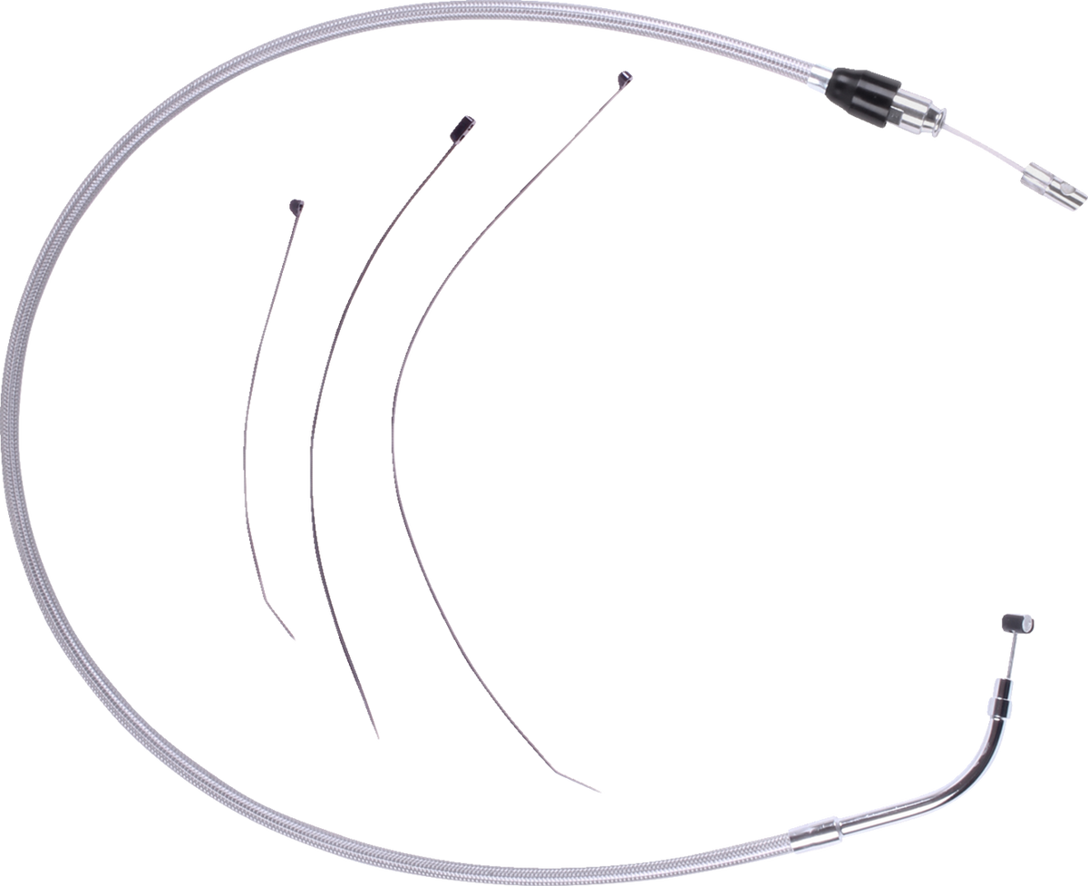 Drag Specialties 39.25" Upper Quick Connect Clutch Cable 23-26 Harley Road Glide