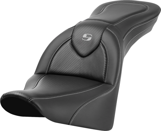 Saddlemen Roadsofa Carbon Fiber Gel Seat fits 2018-2025 Harley Softail Heritage