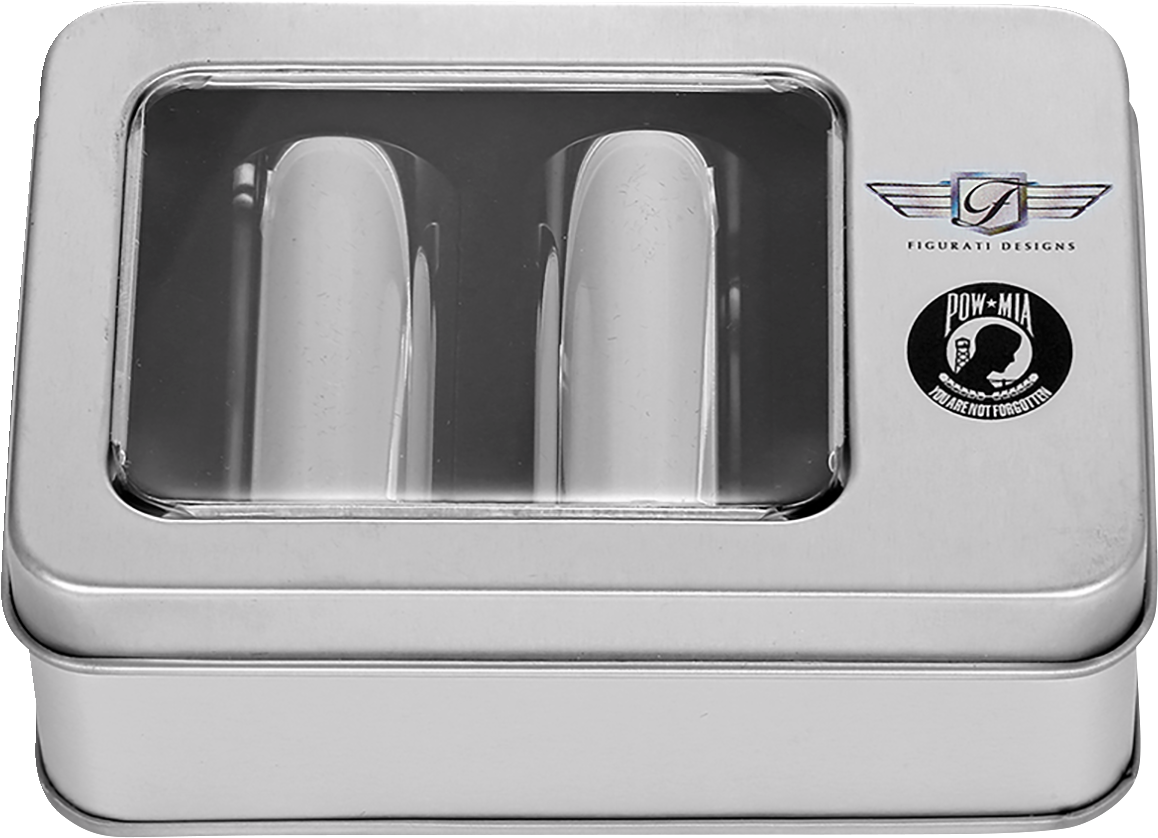 Figurati Designs POW-MIA Black Long Magnetic Docking Hardware Covers for Harley