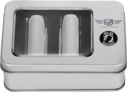 Figurati Designs POW-MIA Black Long Magnetic Docking Hardware Covers for Harley