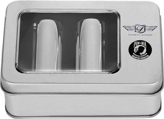 Figurati Designs POW-MIA Black Long Magnetic Docking Hardware Covers for Harley