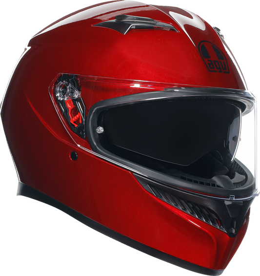 AGV K3 Mono Competizione Red Unisex Adult Motorcycle Street Full Face Helmet