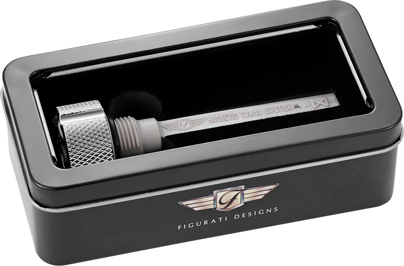 Figurati Designs Knurled Magnetic Transmission Dipstick for 2017-2024 Harley M8