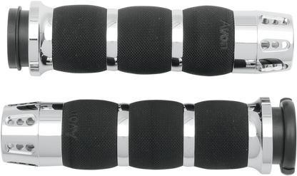 Avon Gatlin Air Cushion TBW 1" Hand Grips for 2008-2024 Harley Touring Softail