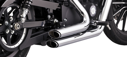 Vance & Hines Chrome Shortshots Staggered Exhaust System 14-22 Harley Sportster