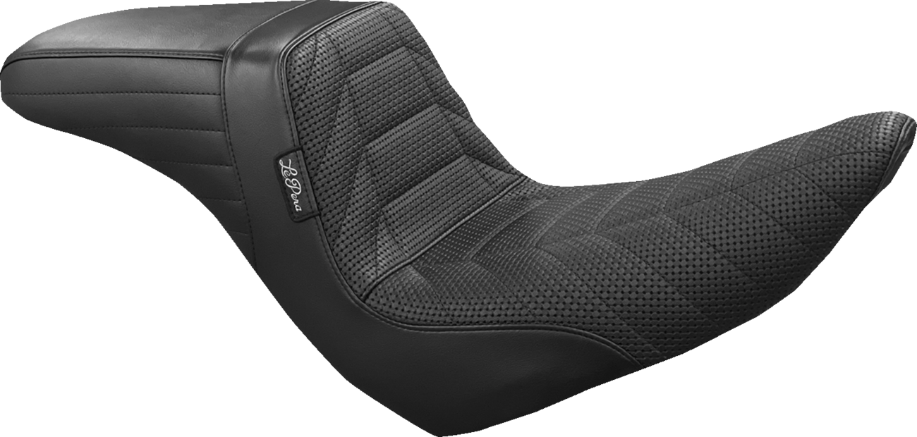 Le Pera Kickflip Track Pleat Seat fits 2018-2025 Harley Softail Low Rider FXLRST