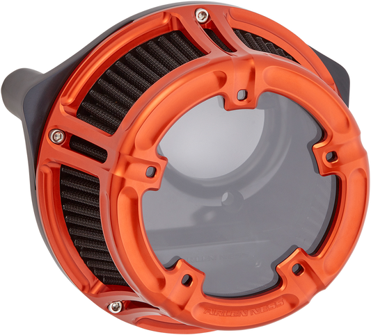 Arlen Ness Method Orange Motorcycle Air Cleaner Filter Kit 99-17 Harley Touring