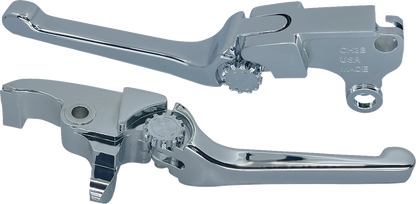 PSR Anthem Chrome Adjustable Clutch Brake Lever Set 2023-2024 Harley Touring