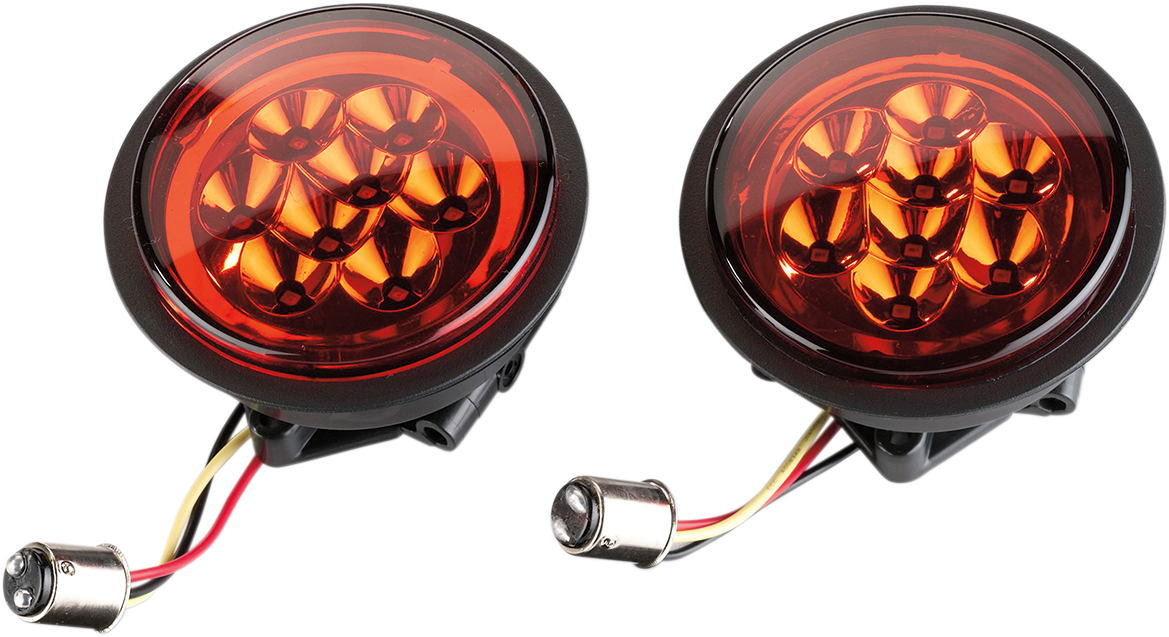 Moose Utility Red Rear LED UTV Side by Side Taillights 2011-22 Can-Am Commander