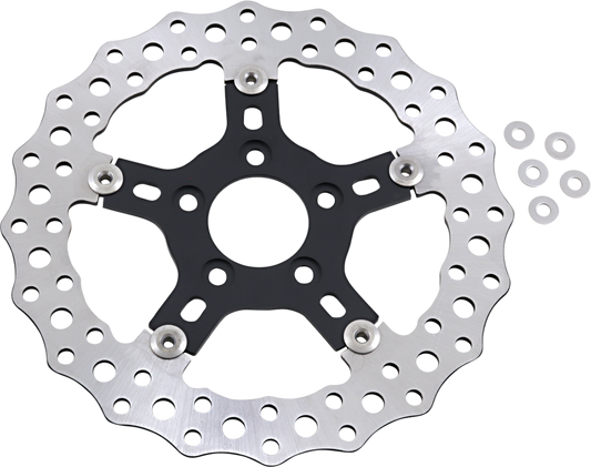 Arlen Ness Jagged 11.5" Front Rear Brake Rotor 2000-2017 Harley Dyna Softail
