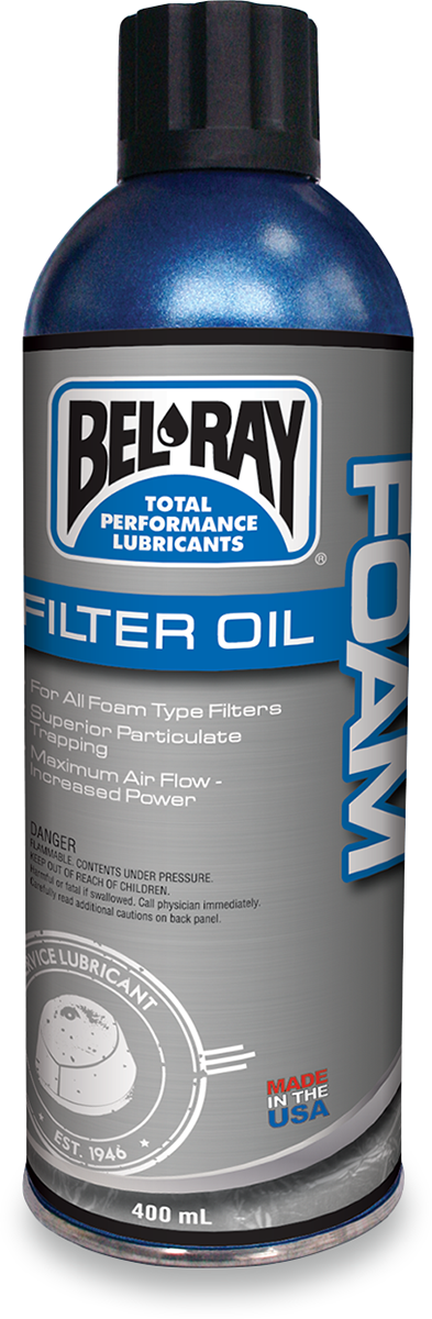 Bel Ray 13.5 oz Synthetic Aerosol Motorcycle ATV Offroad Foam Air Filter Spray