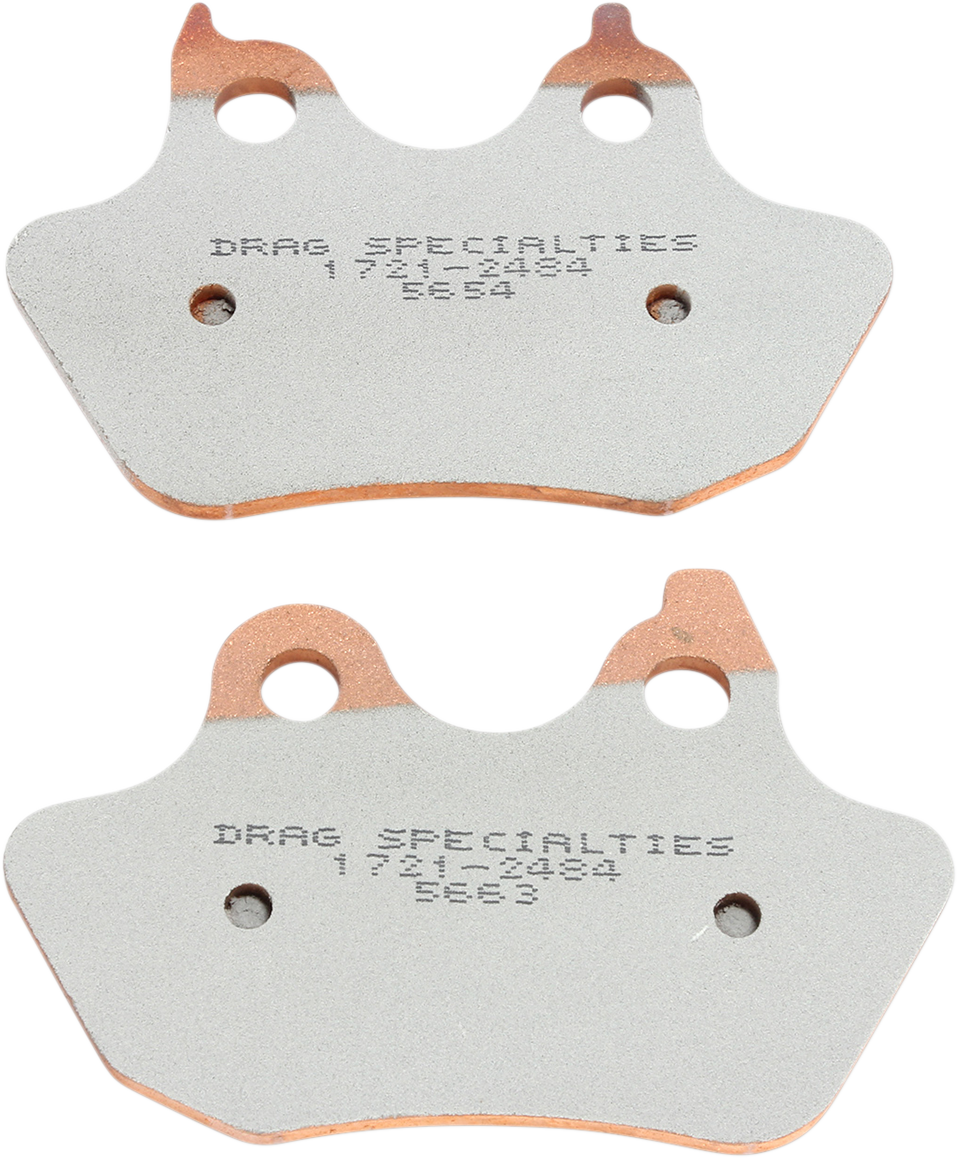 Drag Premium Sintered Metal Rear Brake Pad Set for 2006-2007 Harley Fat Boy