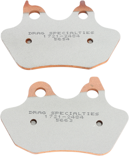 Drag Premium Sintered Metal Rear Brake Pad Set for 2006-2007 Harley Fat Boy