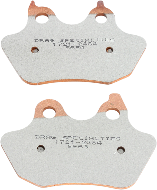 Drag Premium Sintered Metal Rear Brake Pad Set for 2006-2007 Harley Fat Boy