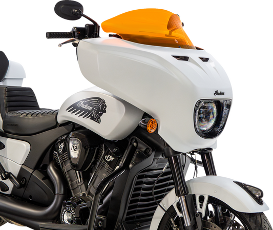 Klock Werks 9" Orange Ice Flare Windshield for 2025-2026 Indian Powerplus Models