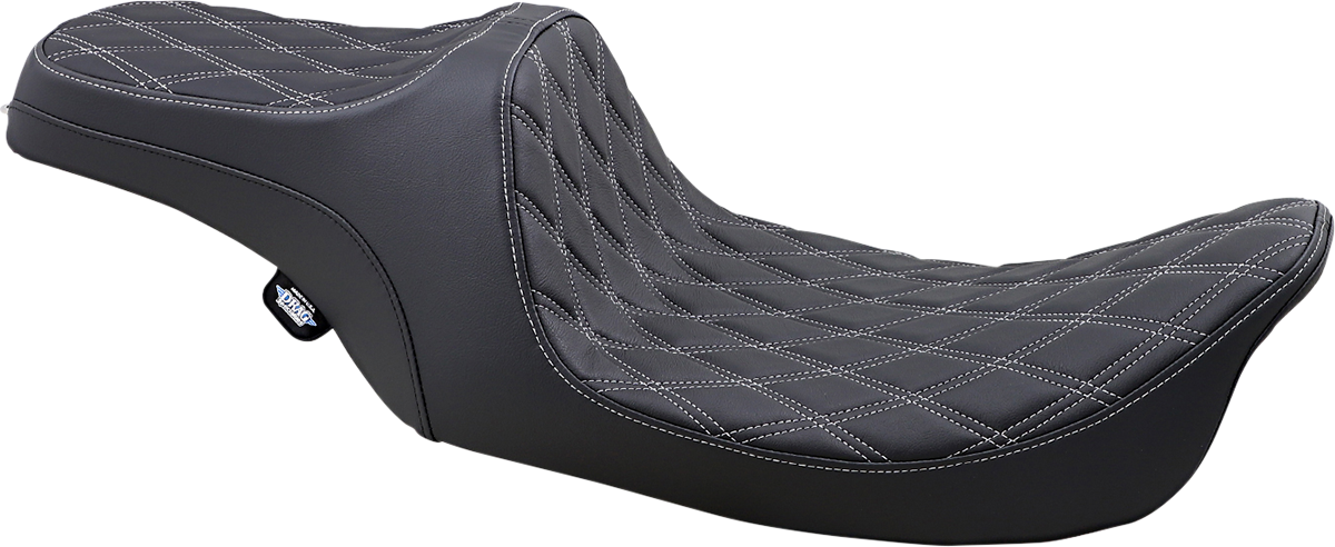 Drag Specialties Diamond Stitch Predator III Seat fits 1997-2007 Harley Touring