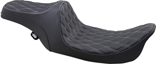 Drag Specialties Diamond Stitch Predator III Seat fits 1997-2007 Harley Touring