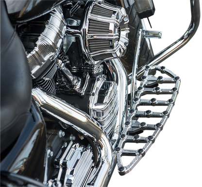 Arlen Ness MX Chrome Driver Floorboards for 1980-2024 Harley Touring Softail