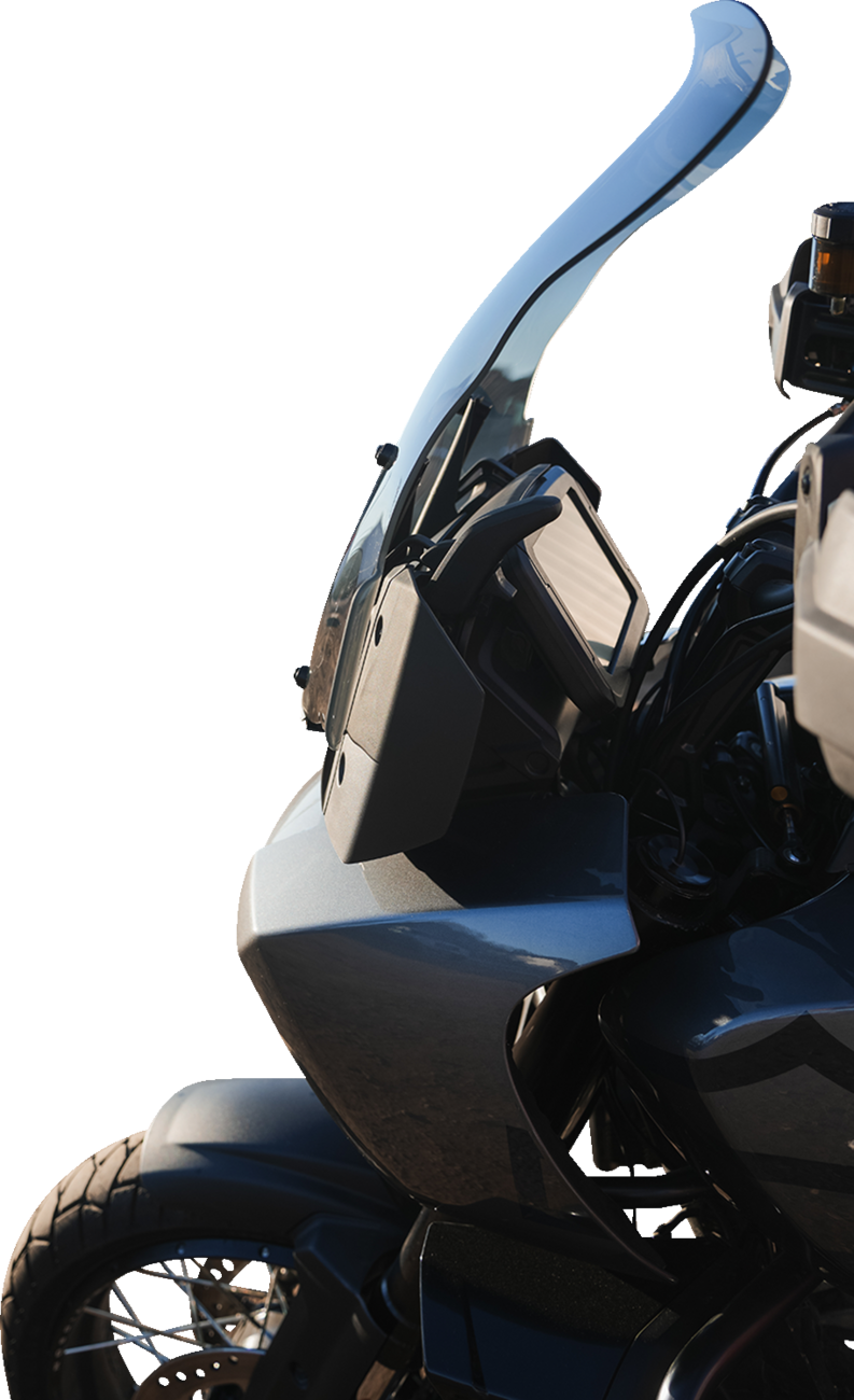 Klock Werks Flare 15.5" Tinted Windshield for 2021-2023 Harley Pan America 1250