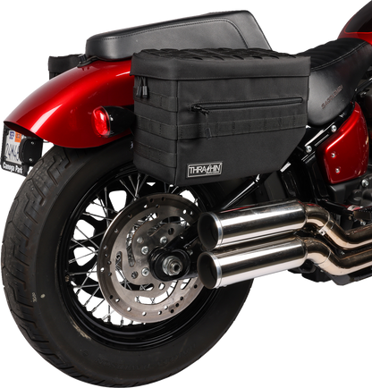 Thrashin Escape Storage Saddlebags for 1982-2023 Harley Softail Dyna TSB-0007