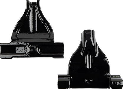 Drag Specialties Black Passenger Floorboard Mounts for 2018-2023 Harley Softail