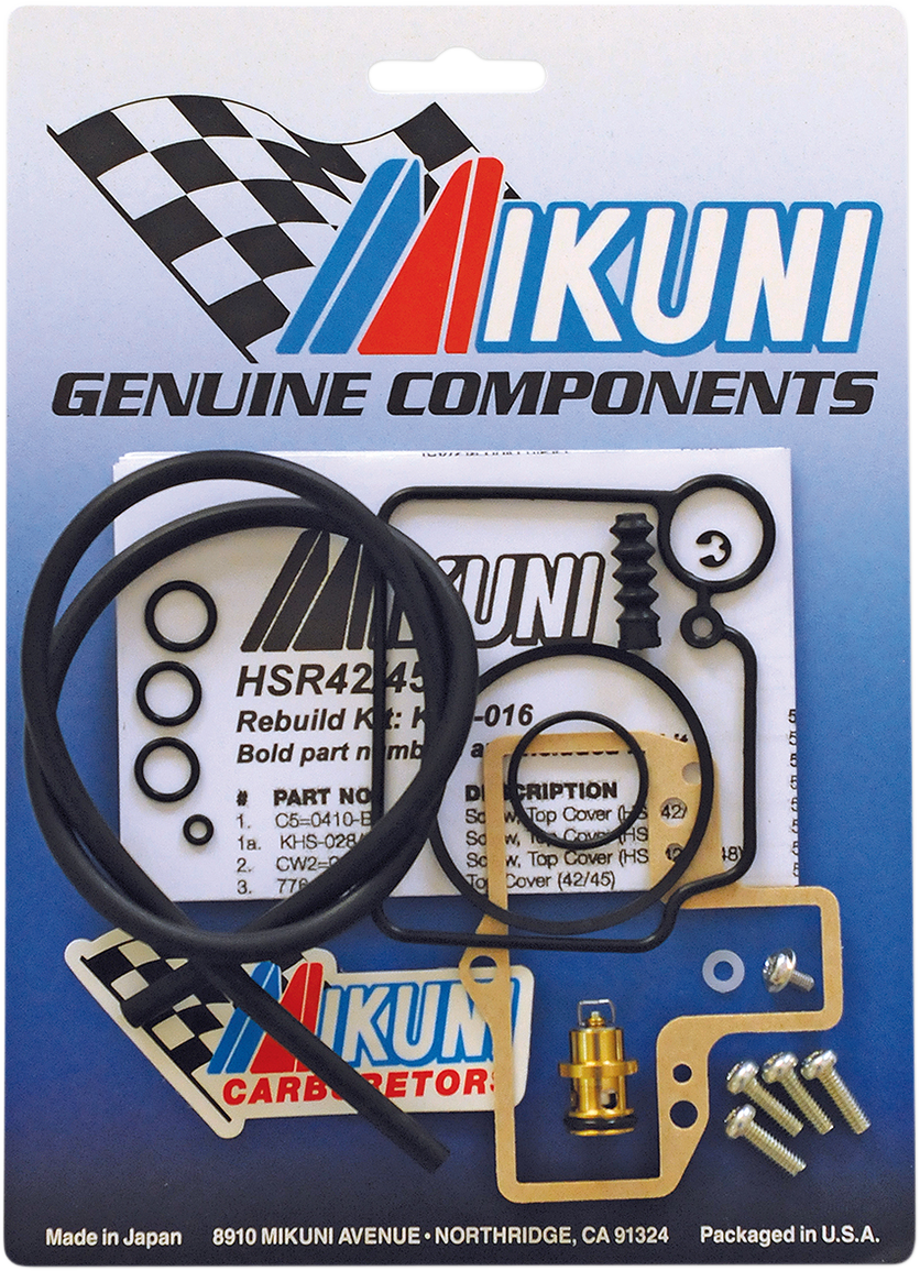 Mikuni HSR 42/45 Genuine Motorcycle Performance Carburetor Carb Rebuild Kit