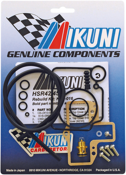 Mikuni HSR 42/45 Genuine Motorcycle Performance Carburetor Carb Rebuild Kit