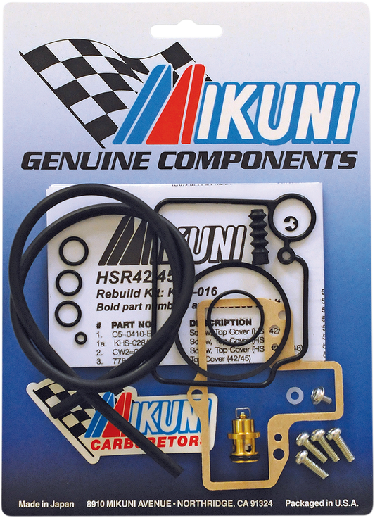 Mikuni HSR 42/45 Genuine Motorcycle Performance Carburetor Carb Rebuild Kit