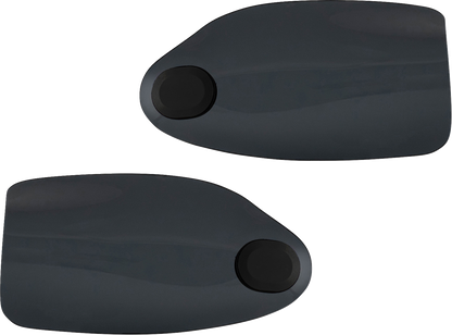 Klock Werks Flare Dark Smoke Hand Guards fits 2002-2025 Harley Hydraulic Clutch