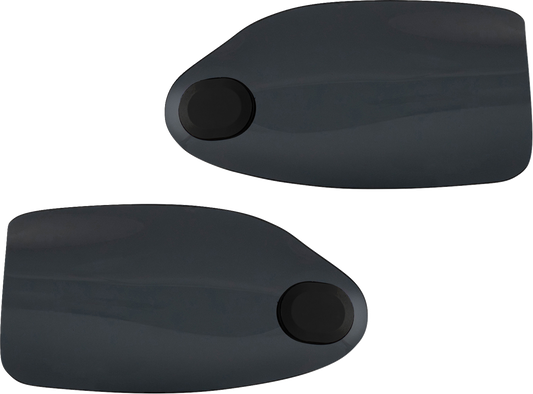 Klock Werks Flare Dark Smoke Hand Guards fits 2002-2025 Harley Hydraulic Clutch