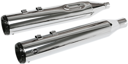 S&S GNX 4.5" Motorcycle Slip on Exhaust Mufflers 2017-2022 Harley Touring Models