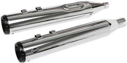 S&S GNX 4.5" Motorcycle Slip on Exhaust Mufflers 2017-2022 Harley Touring Models